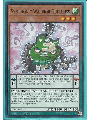 Symphonic Warrior Guitariss - DIFO-EN020 - Common 1st Edition