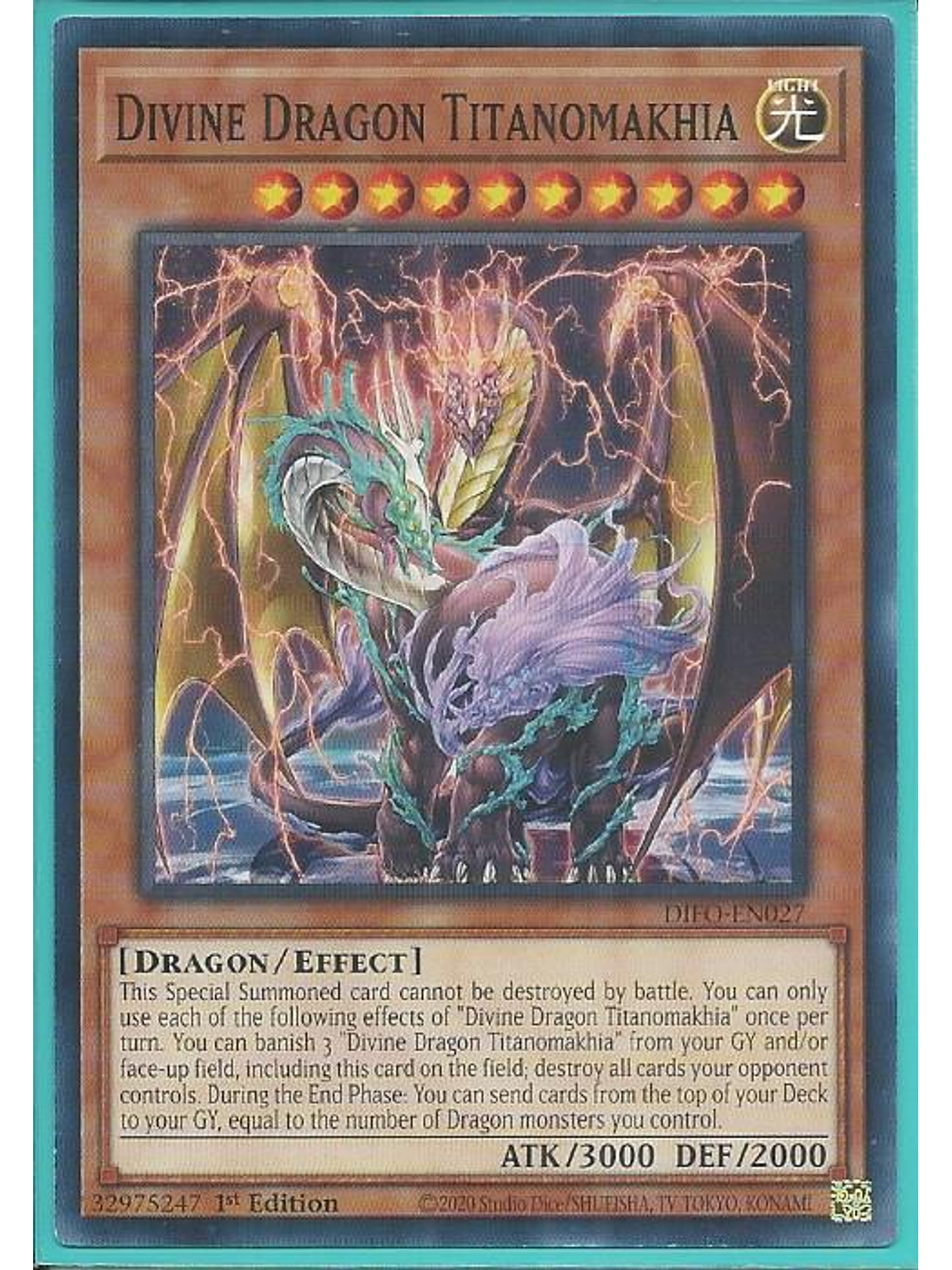 Divine Dragon Titanomakhia - DIFO-EN027 - Common 1st Edition 1