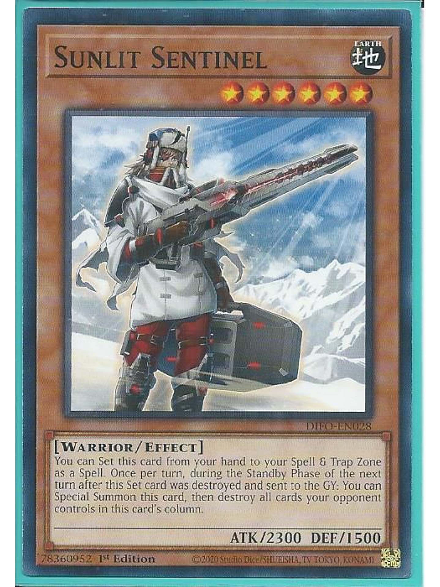 Sunlit Sentinel - DIFO-EN028 - Common 1st Edition 1