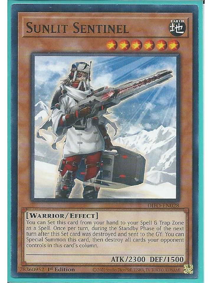 Sunlit Sentinel - DIFO-EN028 - Common 1st Edition 1