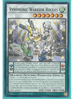 Symphonic Warrior Rockks - DIFO-EN042 - Common 1st Edition