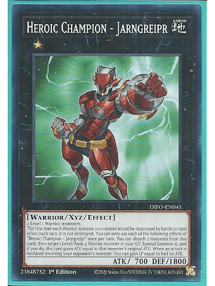 Heroic Champion - Jarngreipr - DIFO-EN045 - Common 1st Edition