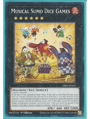 Musical Sumo Dice Games - DIFO-EN047 - Common 1st Edition