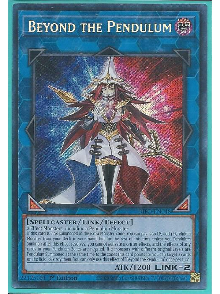 Beyond the Pendulum - DIFO-EN048 - Secret Rare 1st Edition 1