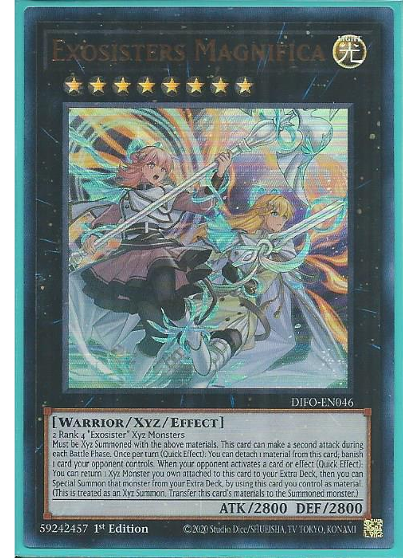Exosisters Magnifica - DIFO-EN046 - Ultra Rare 1st Edition 1