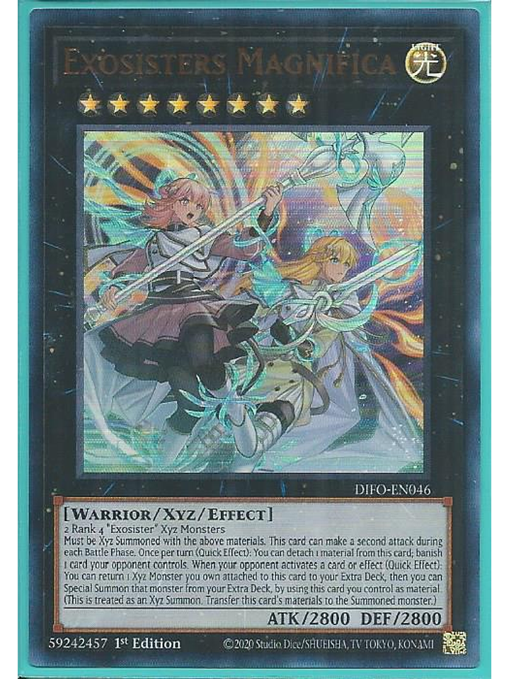 Exosisters Magnifica - DIFO-EN046 - Ultra Rare 1st Edition 1