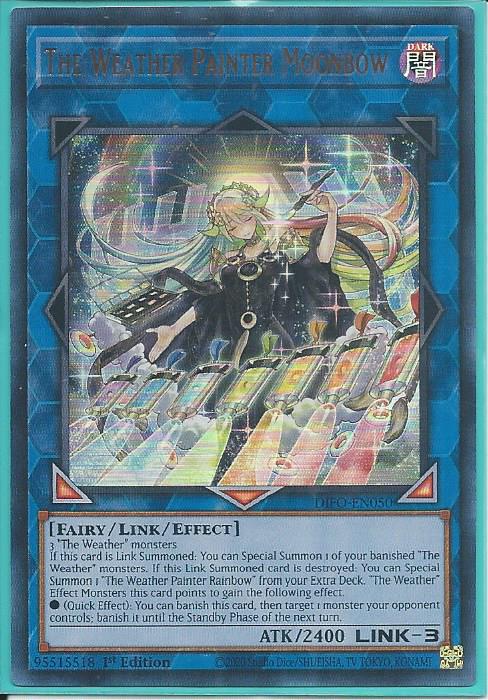 The Weather Painter Moonbow - DIFO-EN050 - Ultra Rare 1st Edition