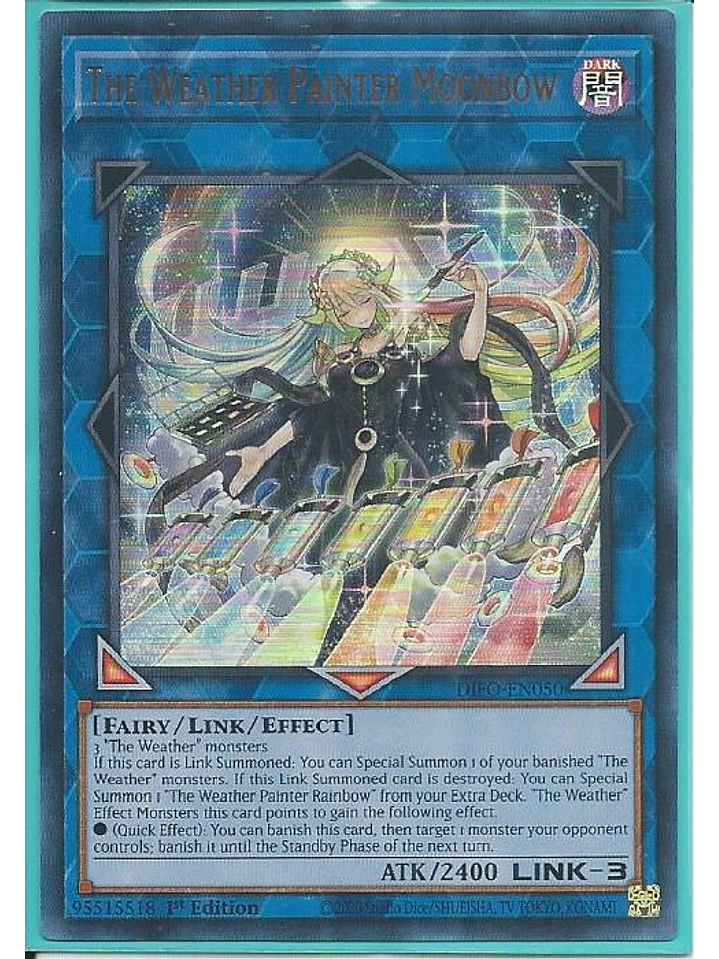 The Weather Painter Moonbow - DIFO-EN050 - Ultra Rare 1st Edition 1