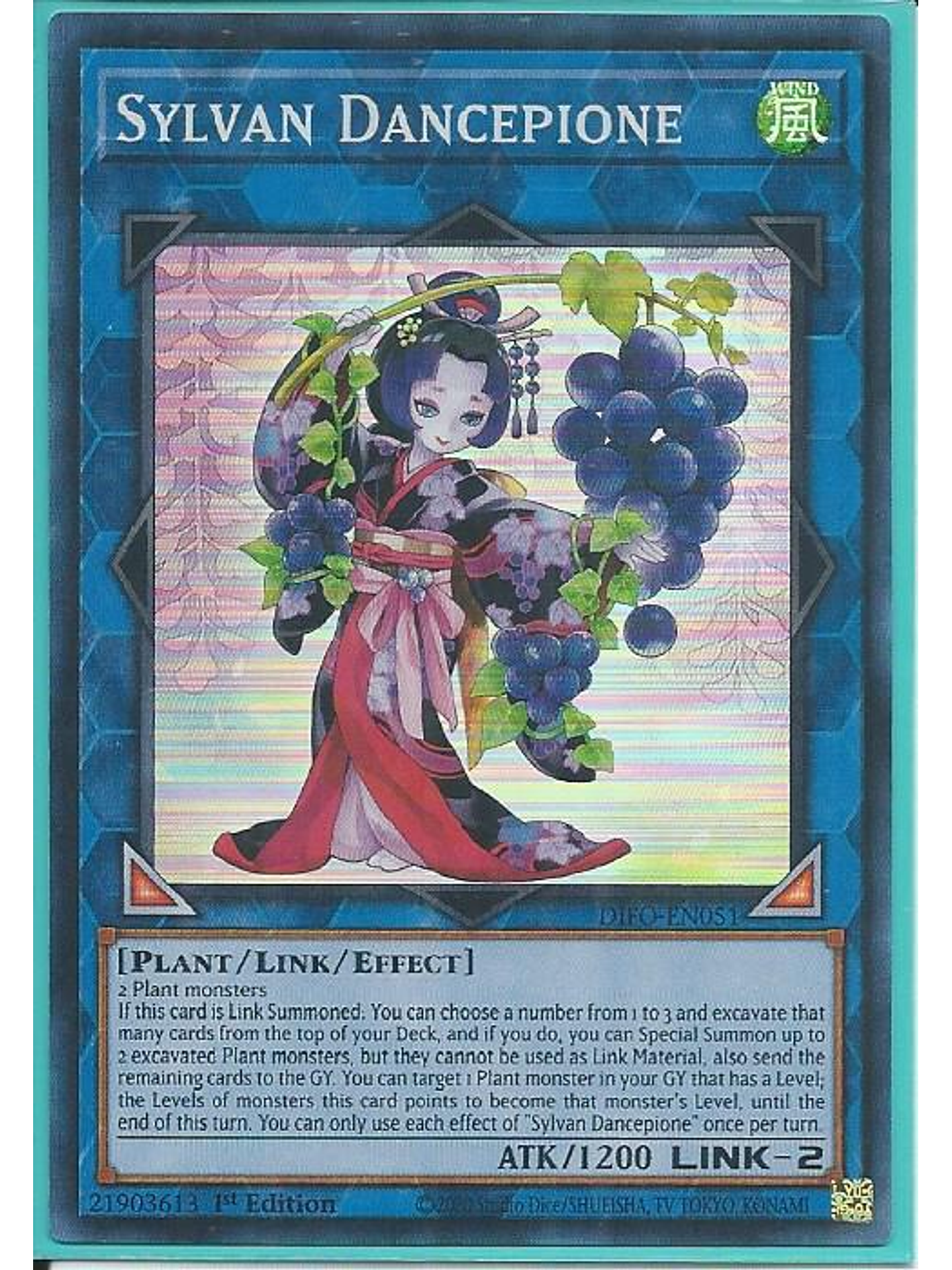 Sylvan Dancepione - DIFO-EN051 - Super Rare 1st Edition 1