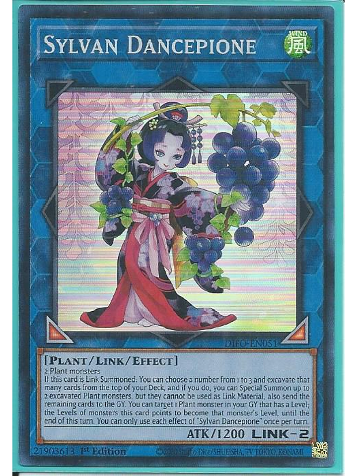 Sylvan Dancepione - DIFO-EN051 - Super Rare 1st Edition 1