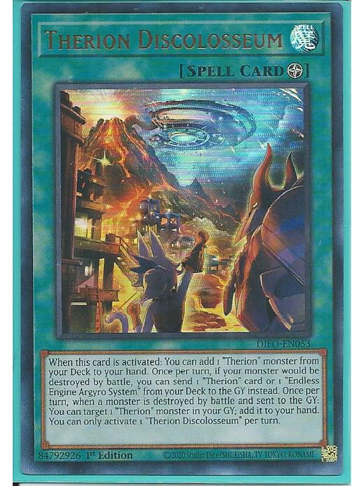 Therion Discolosseum - DIFO-EN053 - Ultra Rare 1st Edition 1