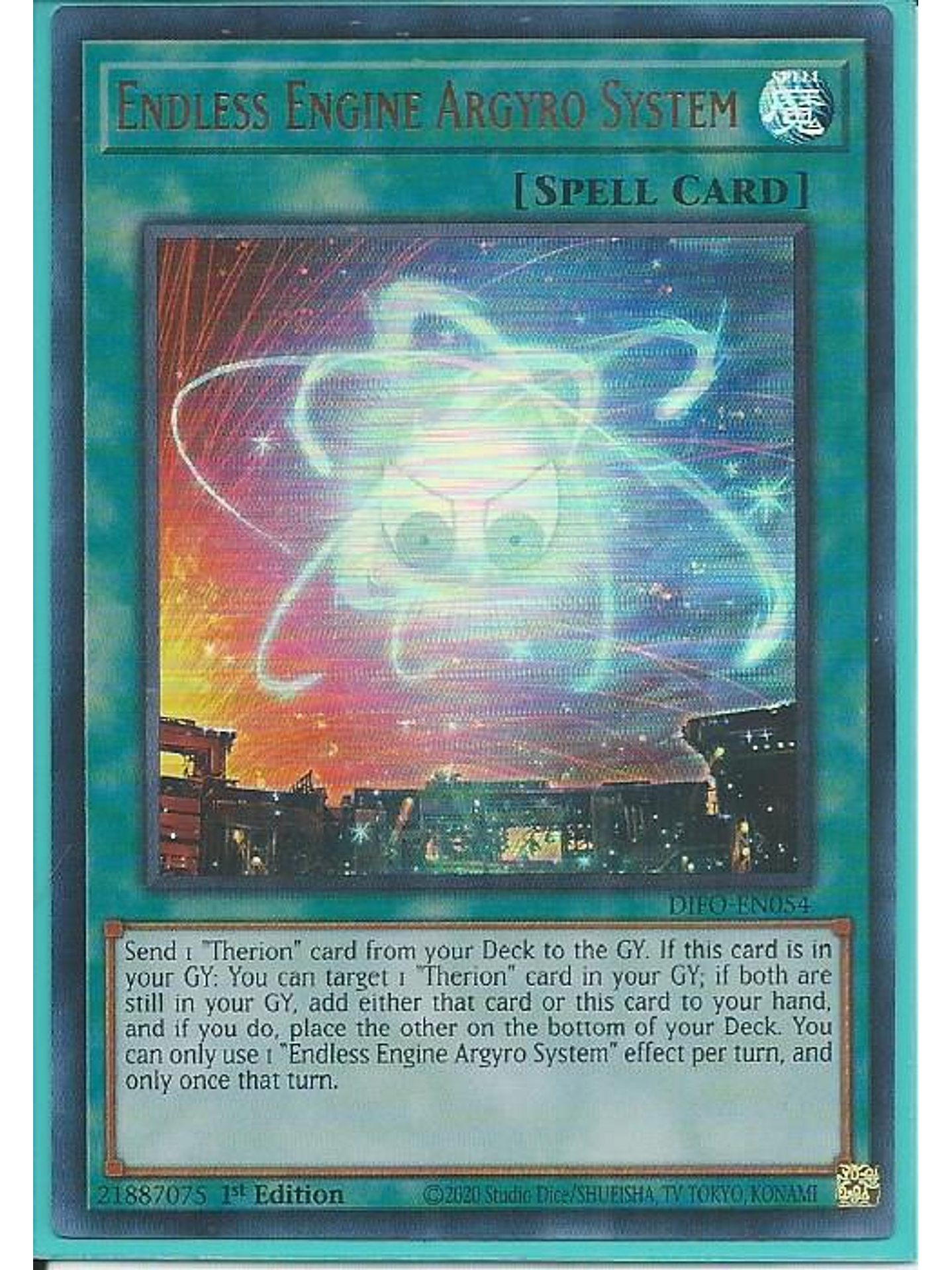 Endless Engine Argyro System - DIFO-EN054 - Ultra Rare 1st Edition 1