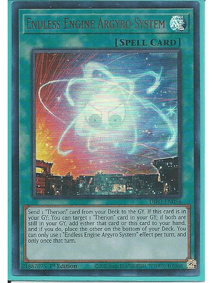 Endless Engine Argyro System - DIFO-EN054 - Ultra Rare 1st Edition