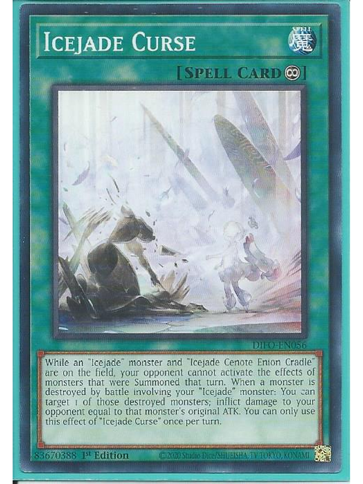 Icejade Curse - DIFO-EN056 - Common 1st Edition 1