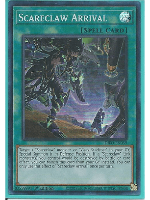 Scareclaw Arrival - DIFO-EN059 - Super Rare 1st Edition