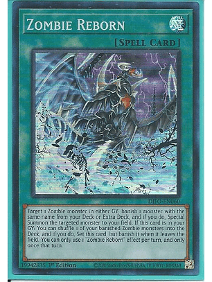 Zombie Reborn - DIFO-EN060 - Super Rare 1st Edition