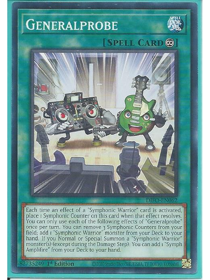 Generalprobe - DIFO-EN062 - Common 1st Edition 1