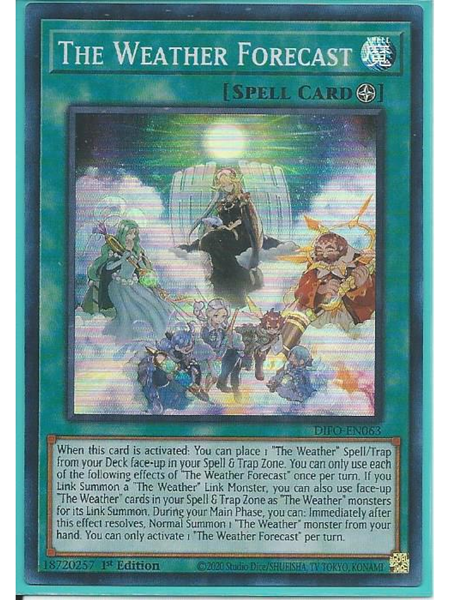 The Weather Forecast - DIFO-EN063 - Super Rare 1st Edition 1