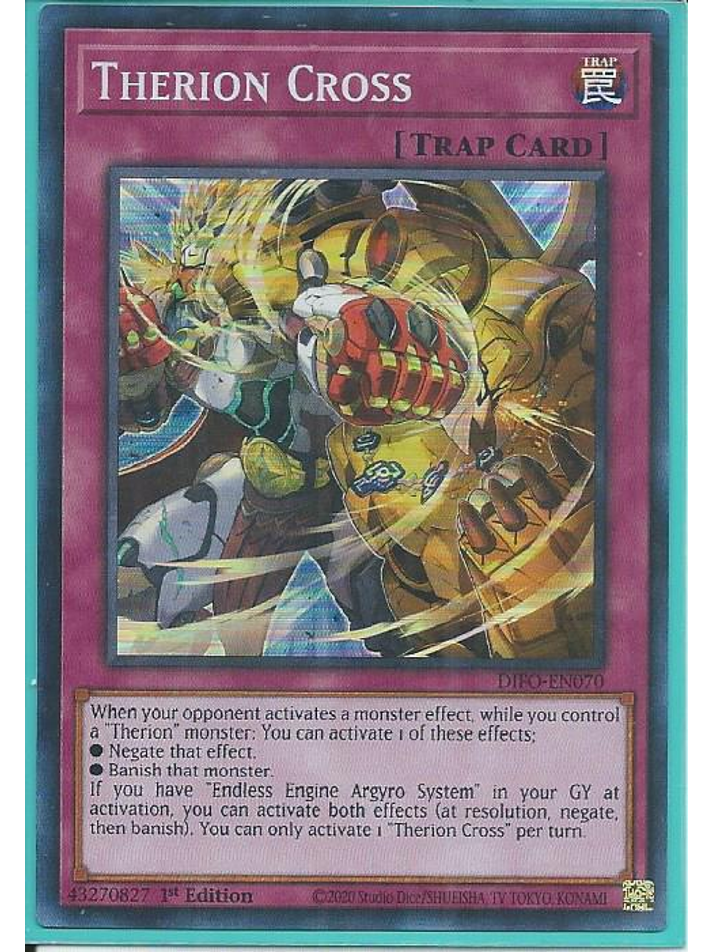 Therion Cross - DIFO-EN070 - Super Rare 1st Edition 1