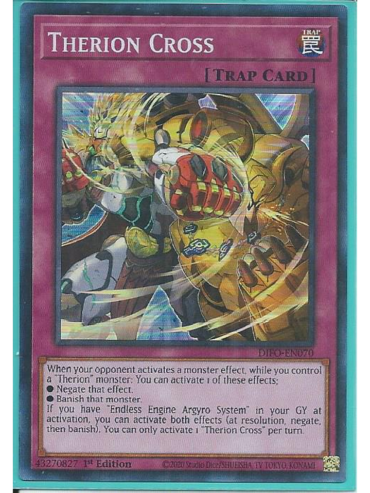 Therion Cross - DIFO-EN070 - Super Rare 1st Edition 1