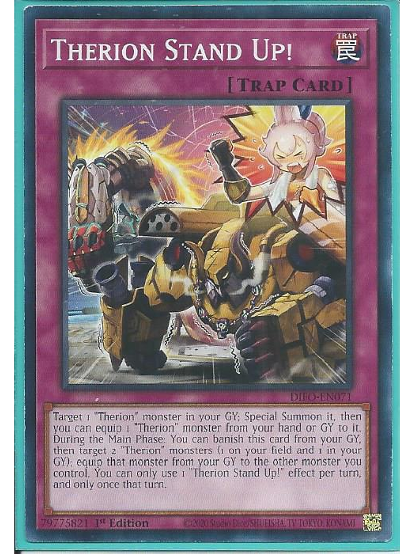 Therion Stand Up! - DIFO-EN071 - Common 1st Edition 1