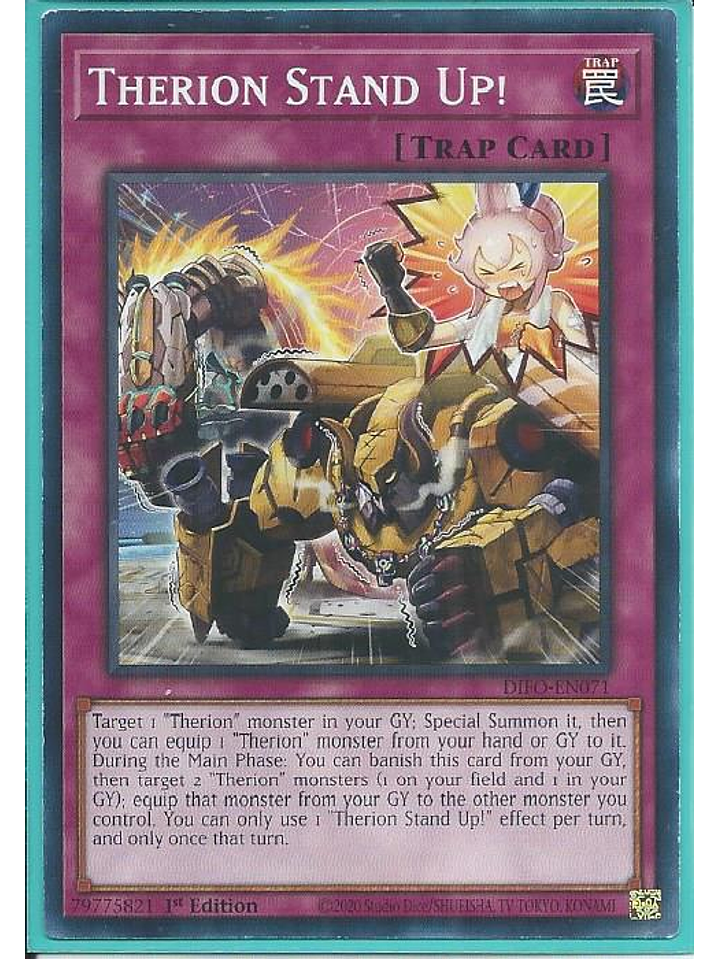 Therion Stand Up! - DIFO-EN071 - Common 1st Edition 1