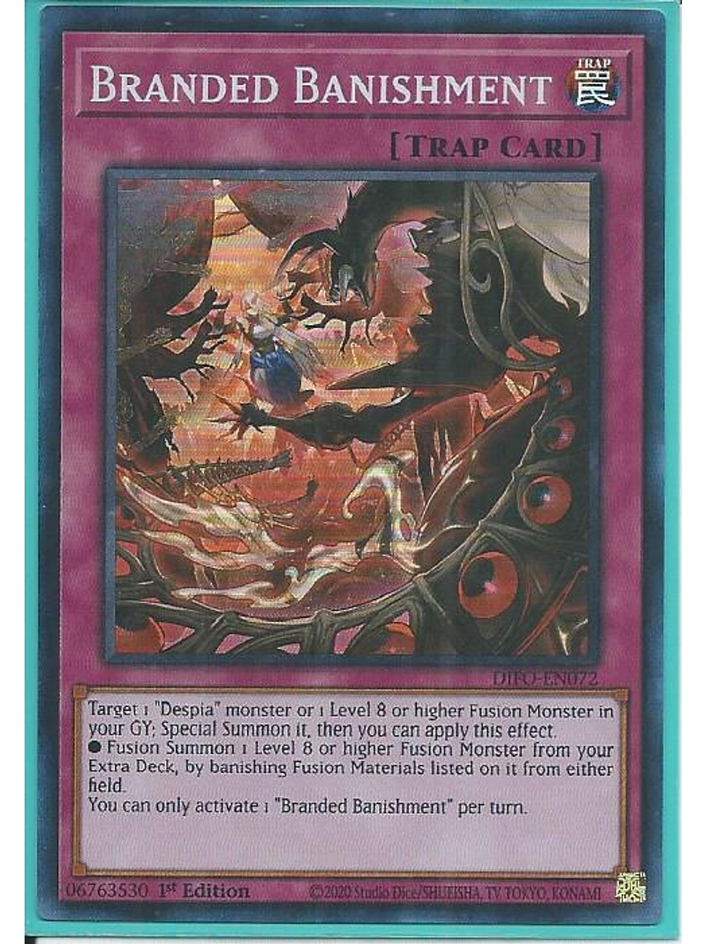 Branded Banishment - DIFO-EN072 - Super Rare 1st Edition 1