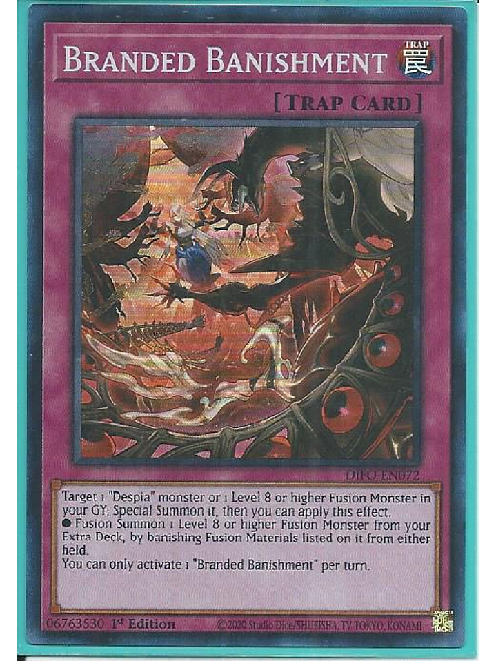 Branded Banishment - DIFO-EN072 - Super Rare 1st Edition 1