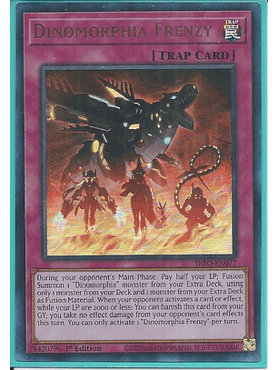 Dinomorphia Frenzy - DIFO-EN077 - Ultra Rare 1st Edition