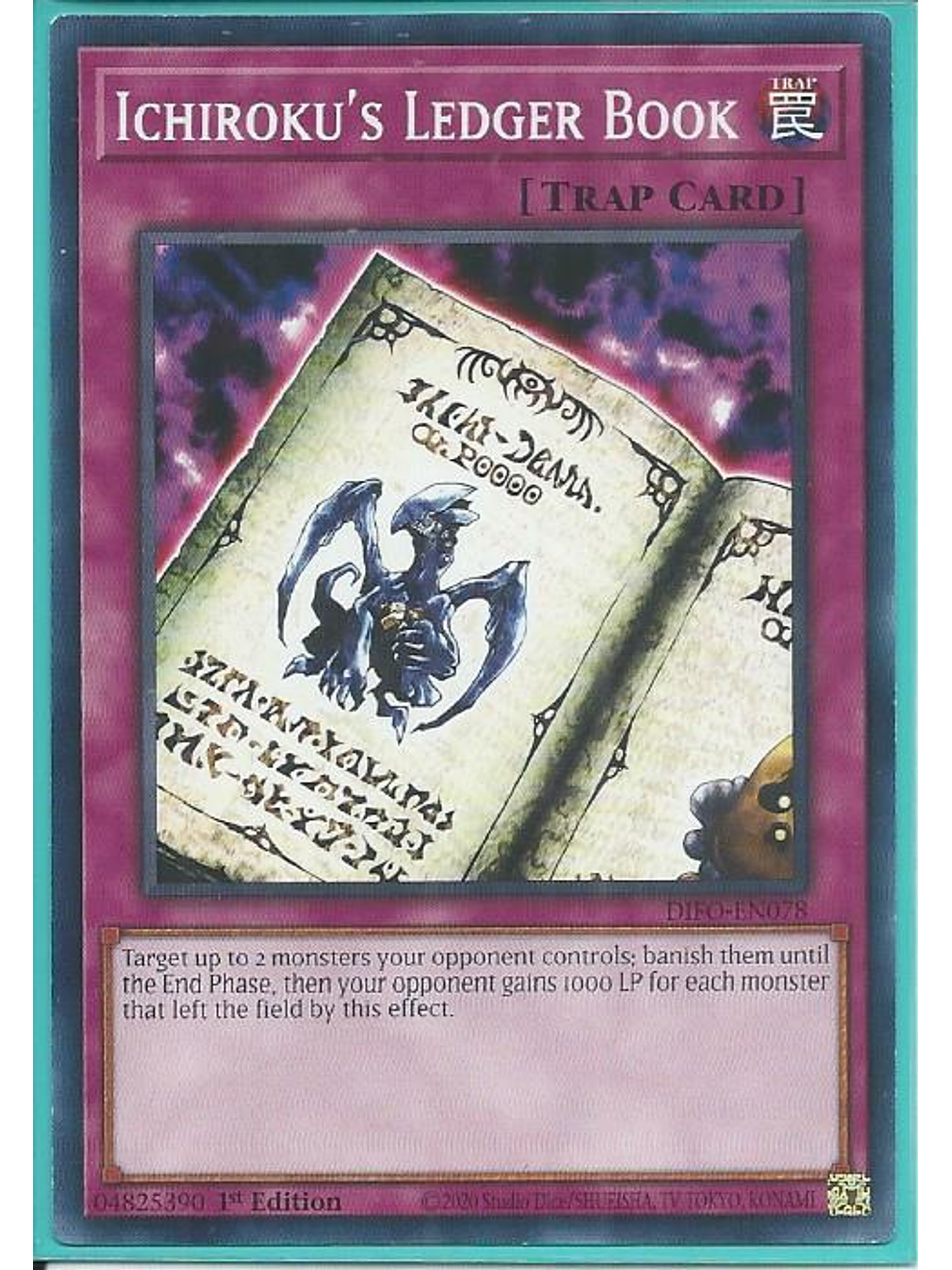 Ichiroku's Ledger Book - DIFO-EN078 - Common 1st Edition 1