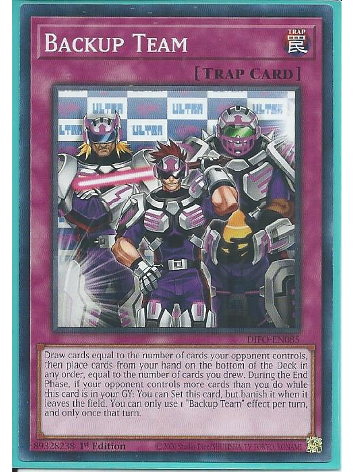 Backup Team - DIFO-EN085 - Common 1st Edition 1
