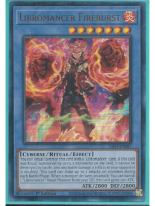 Libromancer Fireburst - DIFO-EN087 - Ultra Rare 1st Edition