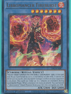 Libromancer Fireburst - DIFO-EN087 - Ultra Rare 1st Edition