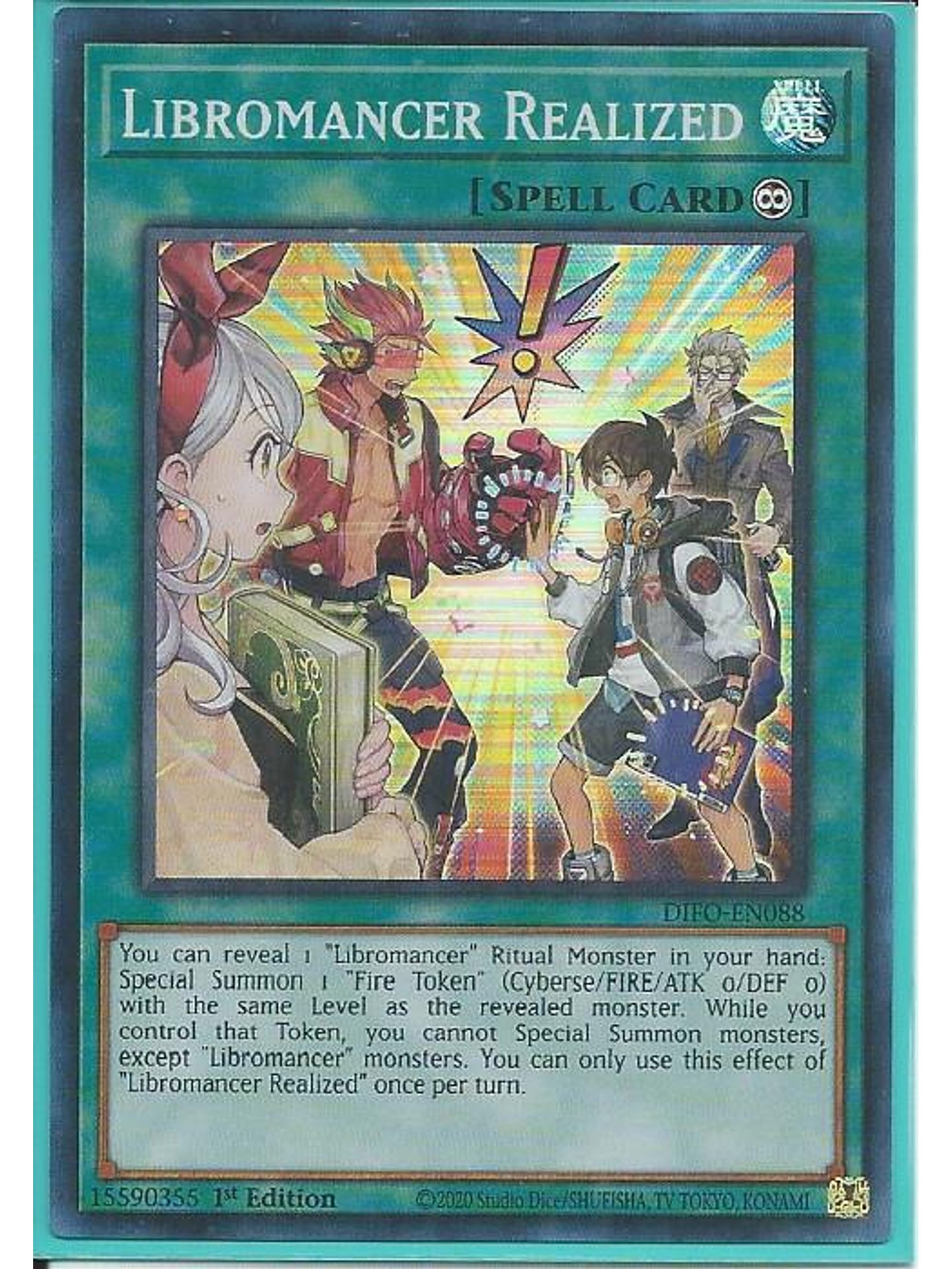 Libromancer Realized - DIFO-EN088 - Super Rare 1st Edition 1