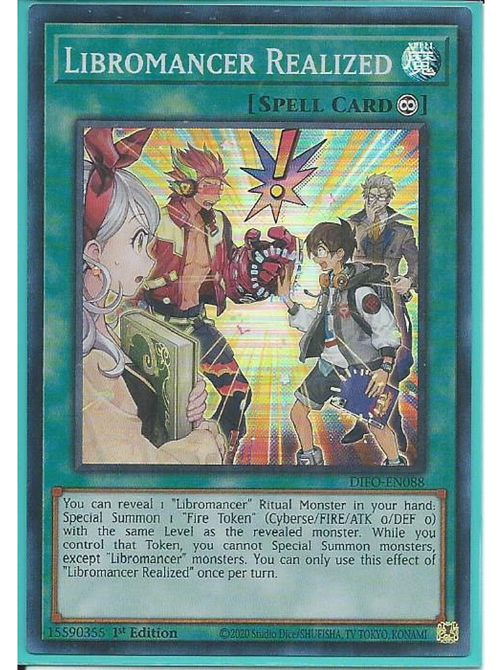 Libromancer Realized - DIFO-EN088 - Super Rare 1st Edition 1