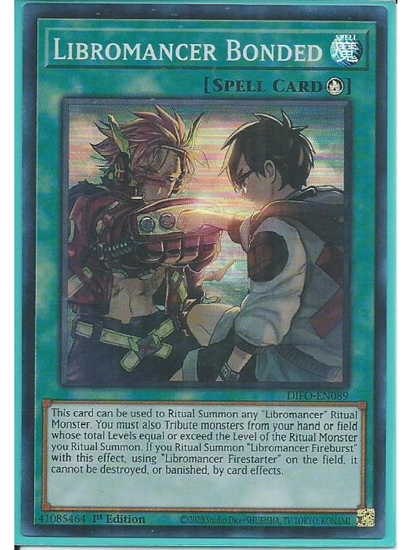 Libromancer Bonded - DIFO-EN089 - Super Rare 1st Edition 1