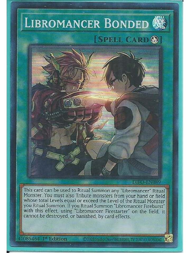 Libromancer Bonded - DIFO-EN089 - Super Rare 1st Edition 1