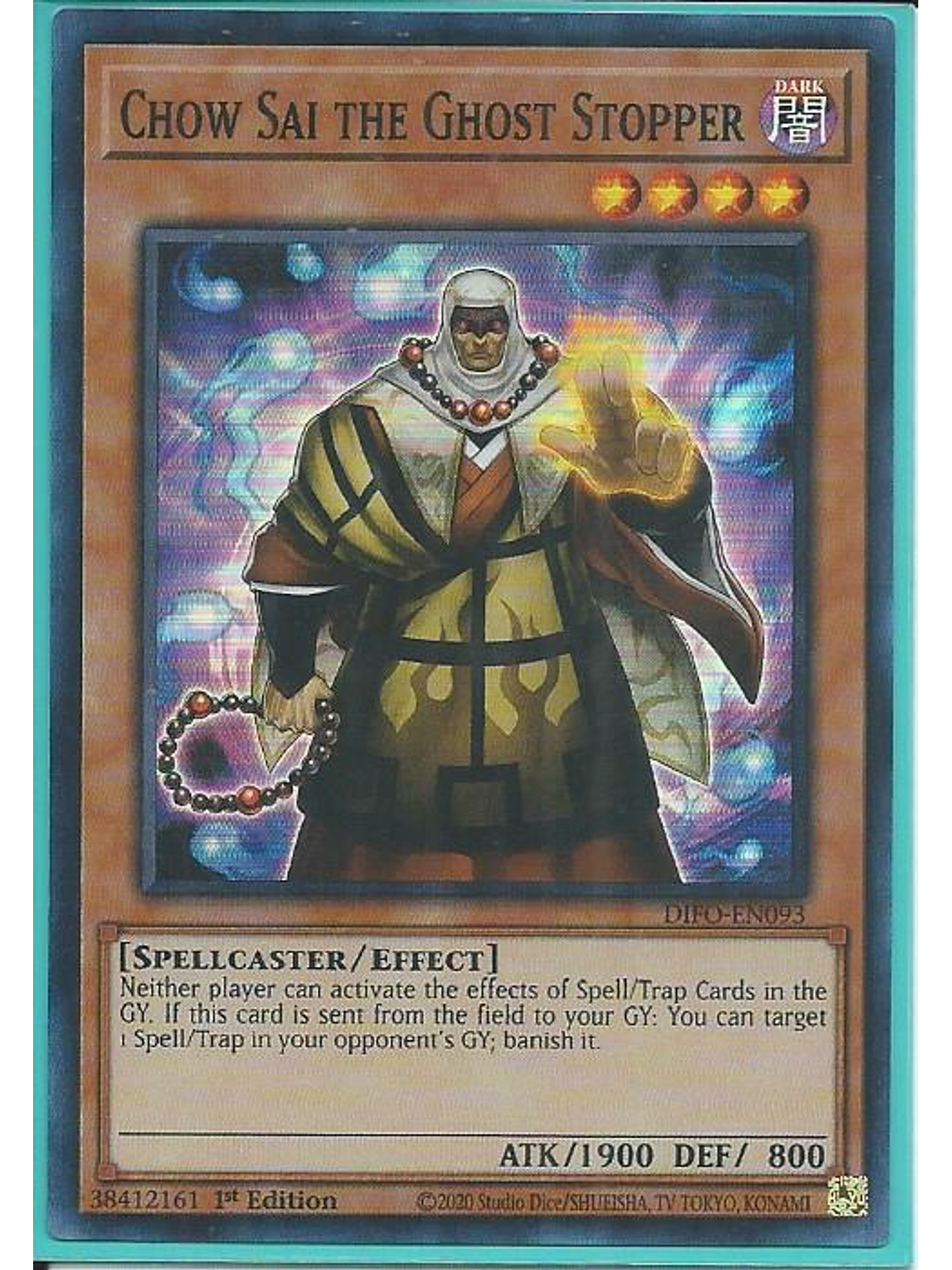 Chow Sai the Ghost Stopper - DIFO-EN093 - Super Rare 1st Edition 1