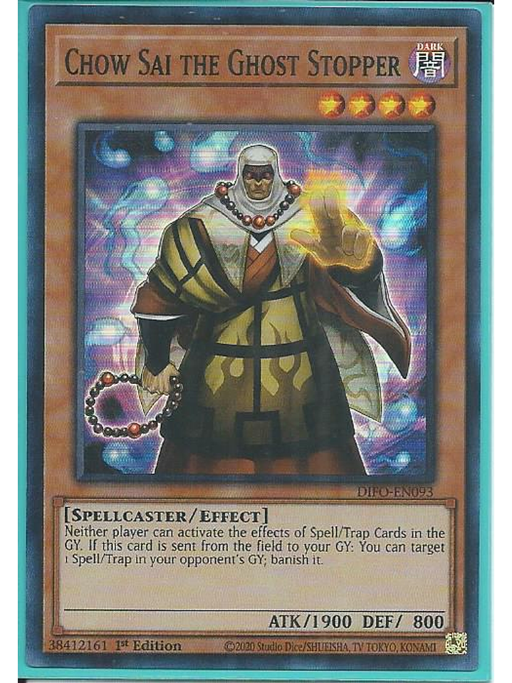 Chow Sai the Ghost Stopper - DIFO-EN093 - Super Rare 1st Edition 1