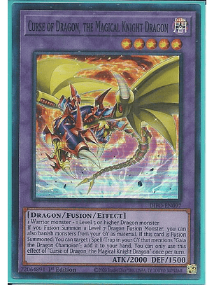 Curse of Dragon, the Magical Knight Dragon - DIFO-EN097 - Super Rare 1st Edition