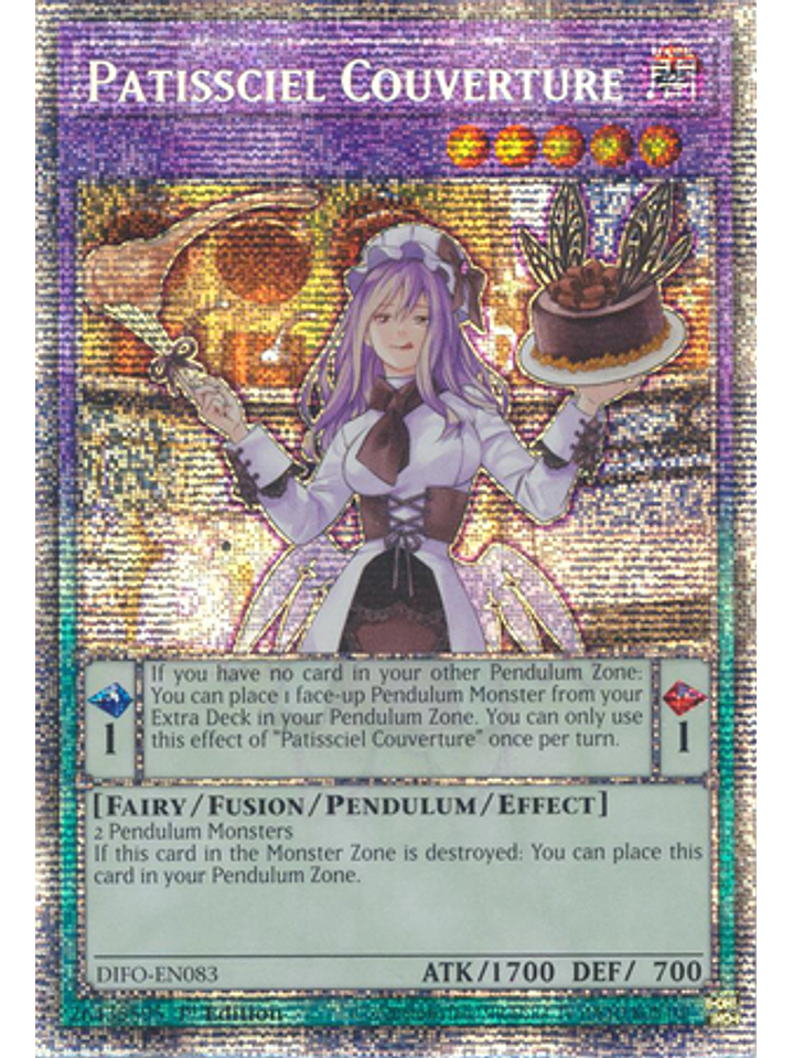 Patissciel Couverture - DIFO-EN083 - Starlight Rare 1st Edition 1
