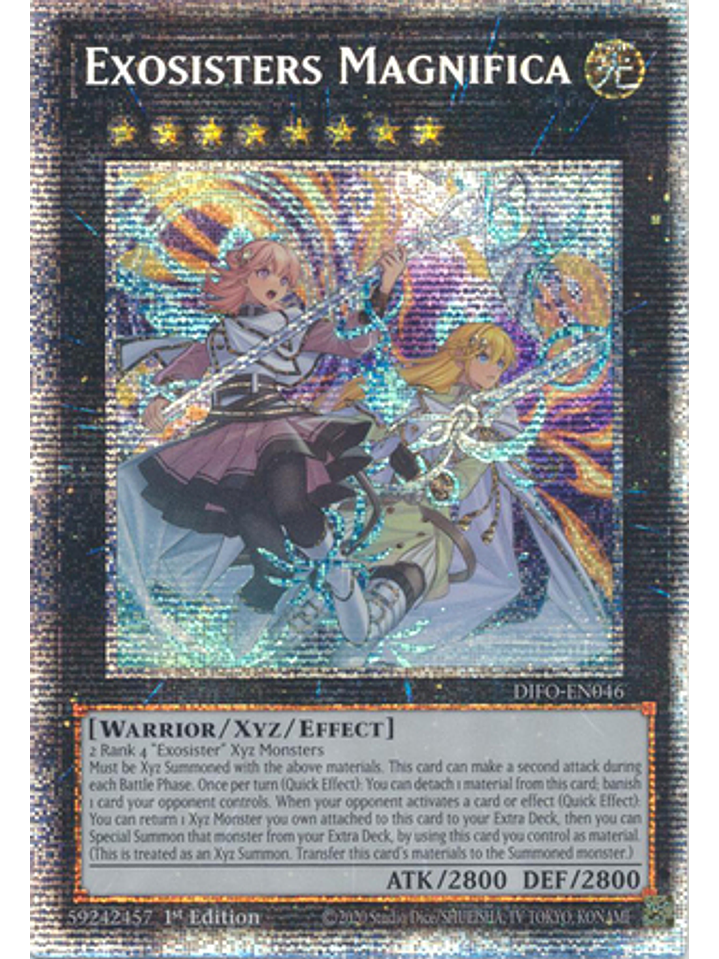 Exosisters Magnifica - DIFO-EN046 - Starlight Rare 1st Edition 1