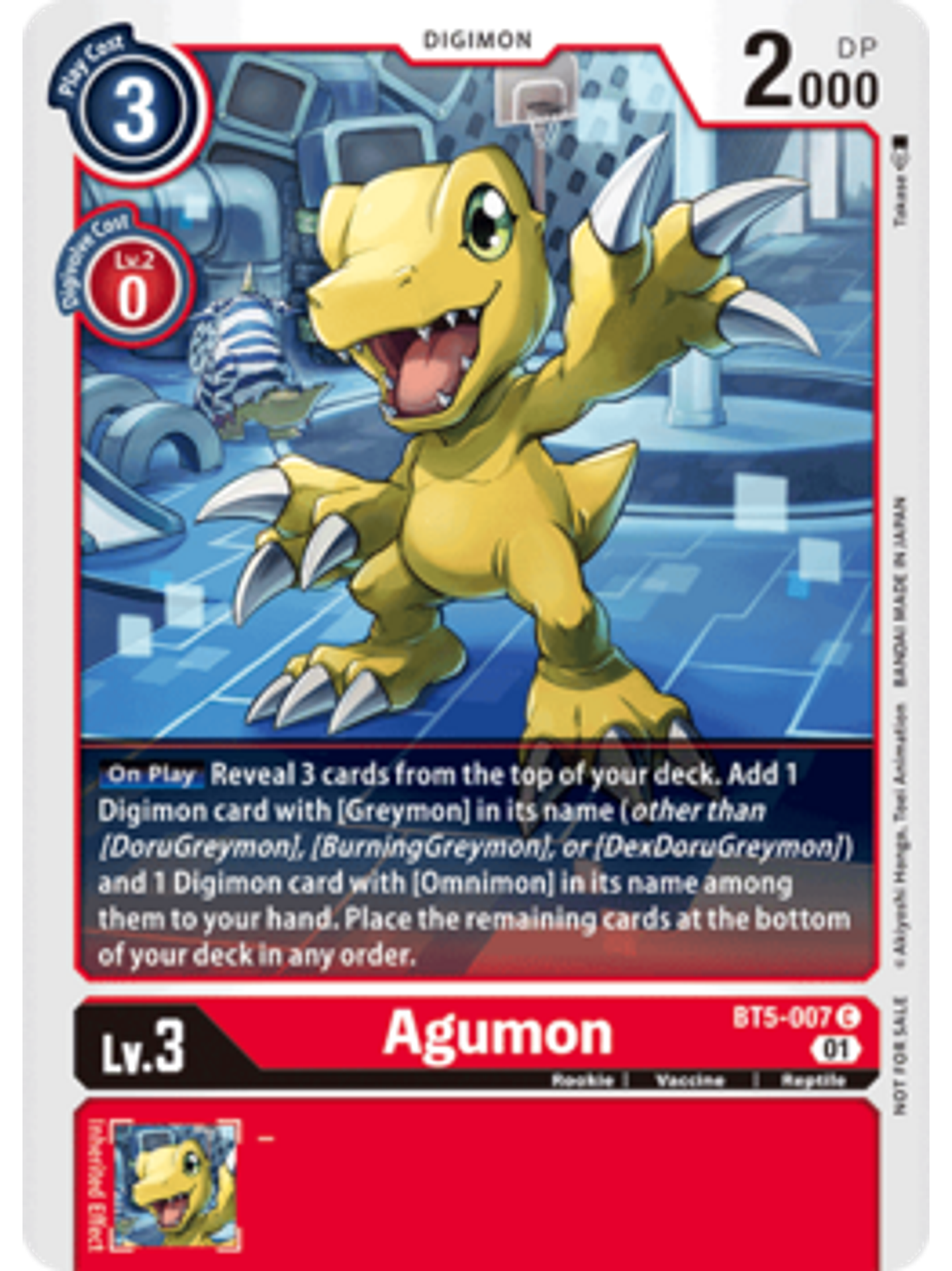 BT5-007 (Alternative Art) Agumon 1