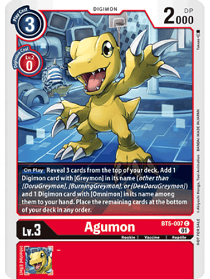 BT5-007 (Alternative Art) Agumon