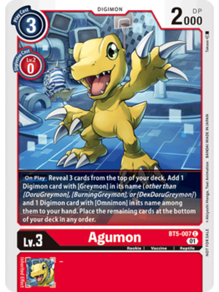 BT5-007 (Alternative Art) Agumon 1