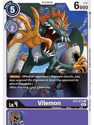 BT2-072 (Alternative Art) Vilemon