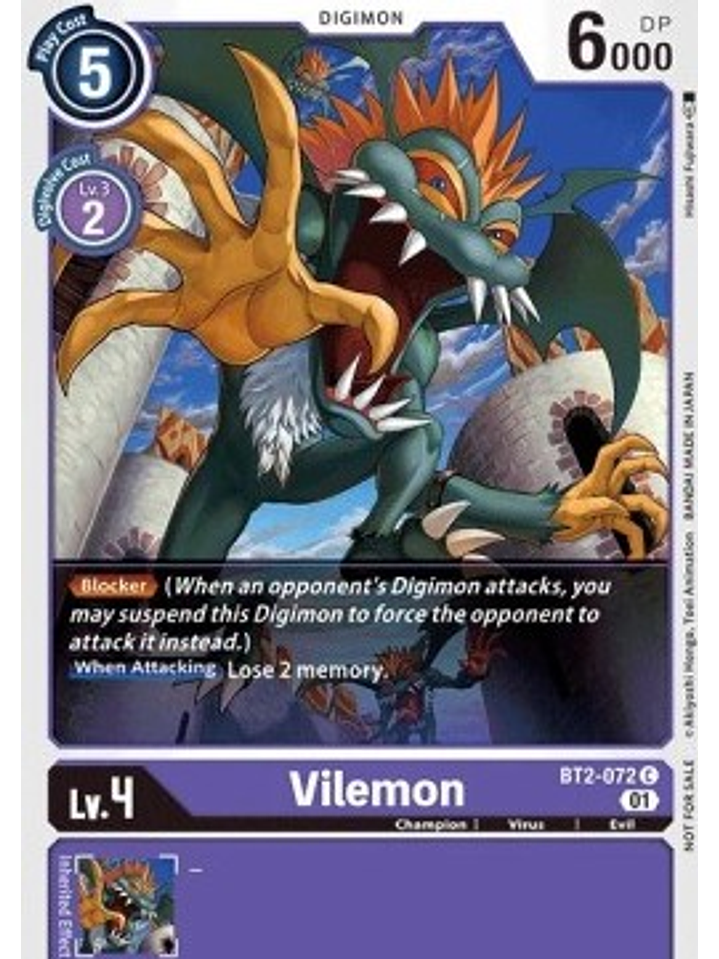 BT2-072 (Alternative Art) Vilemon 1