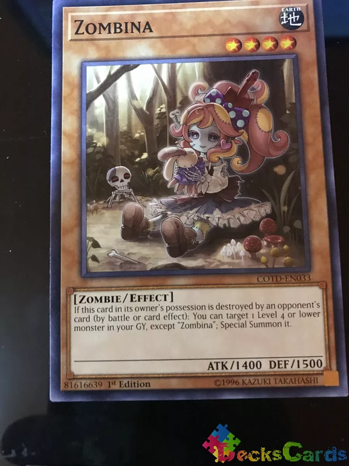 Zombina - cotd-en033 - Common 1st Edition 1