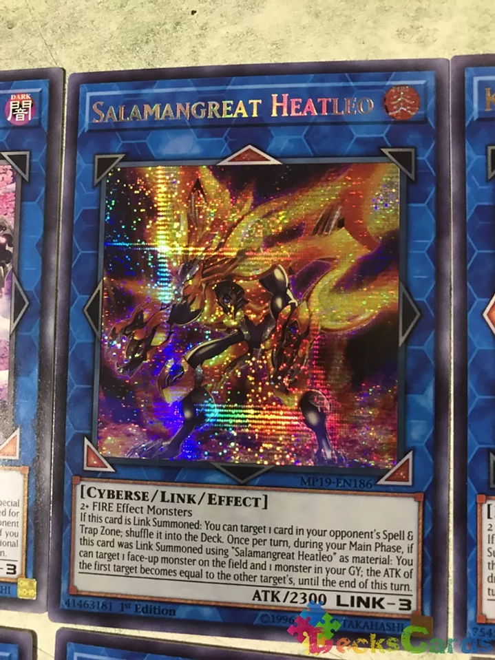 Salamangreat Heatleo - MP19-EN186 - Prismatic Secret Rare 1st Edition 1
