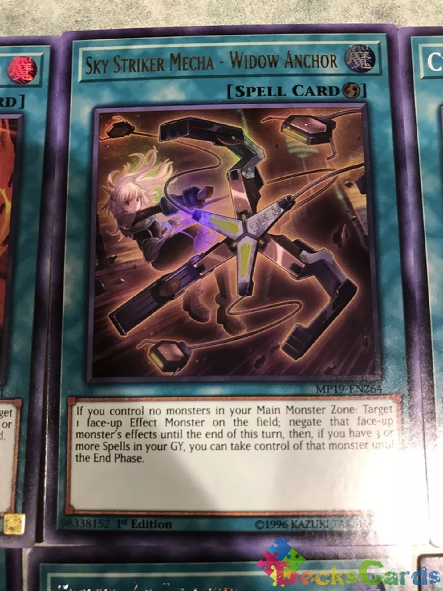 Sky Striker Mecha - Widow Anchor - MP19-EN264 - Ultra Rare 1st Edition 1
